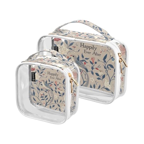siphylline 2 transparente kleine Kulturbeutel, TSA-zugelassen, tragbare Reise-Make-up-Tasche, Rasierset für Herren siphylline 2 transparente kleine Kulturbeutel, TSA-zugelassen, tragbare Reise-Make-up-Tasche, Rasierset für Herren von siphylline