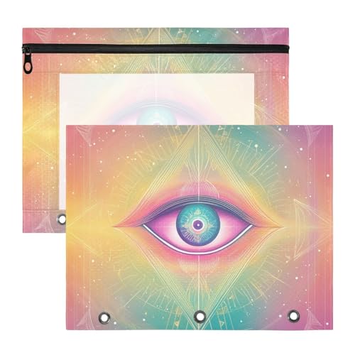 siphylline Binder-Federmäppchen mit Reißverschluss, 3 Löcher, für A4-Papier, Briefe, 2 Stück, für Lehrer, Zuhause, Tarot siphylline Binder-Federmäppchen mit Reißverschluss, 3 Löcher, für A4-Papier, Briefe, 2 Stück, für Lehrer, Zuhause, Tarot von siphylline