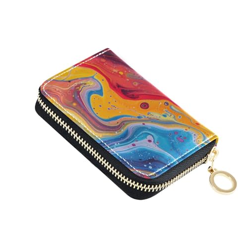 siphylline Cion Geldbörse aus Leder mit RFID-blockierendem Kreditkartenetui für Herren mit Reißverschluss von siphylline