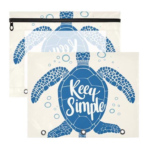 siphylline Federmäppchen mit 3 verstärkten Ösen, Stifthalter für A4-Papier, Briefe, 2 Stück, Lehrer, Kunstbedarf, Aufbewahrung, Keep Simple Turtle Ocean siphylline Federmäppchen mit 3 verstärkten Ösen, Stifthalter für A4-Papier, Briefe, 2 Stück, Lehrer, Kunstbedarf, Aufbewahrung, Keep Simple Turtle Ocean von siphylline