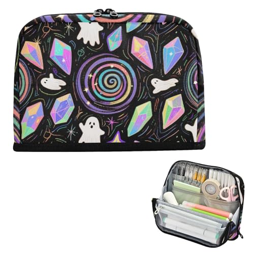 siphylline Federmäppchen mit großem Fassungsvermögen, Make-up-Tasche, Reißverschluss, Organizer für Krankenschwestern, Schulbedarf, niedliche Diamanten von siphylline