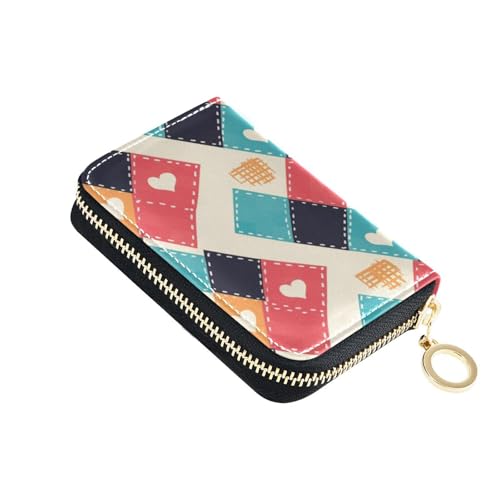 siphylline Herren-Geldbörse aus Leder mit 2 Geldfächern, RFID-blockierendem Kartenorganizer mit Reißverschluss von siphylline