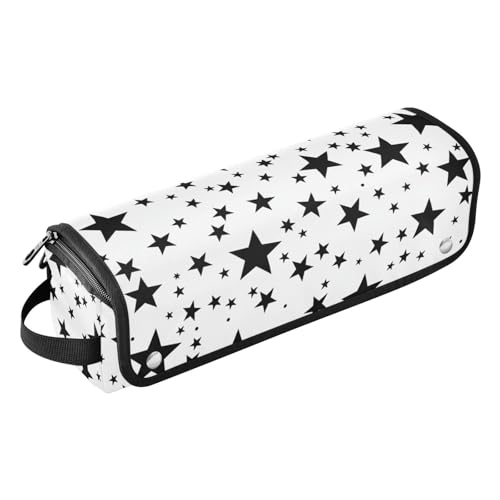 siphylline Hot Hair Tools Reisetasche und hitzebeständige Matte, große Kapazität, Haar-Werkzeug-Organizer für Glätteisen, Lockenstäbe, Sterne, tragbare Reiseutensilien, Sterne, 1 Size von siphylline