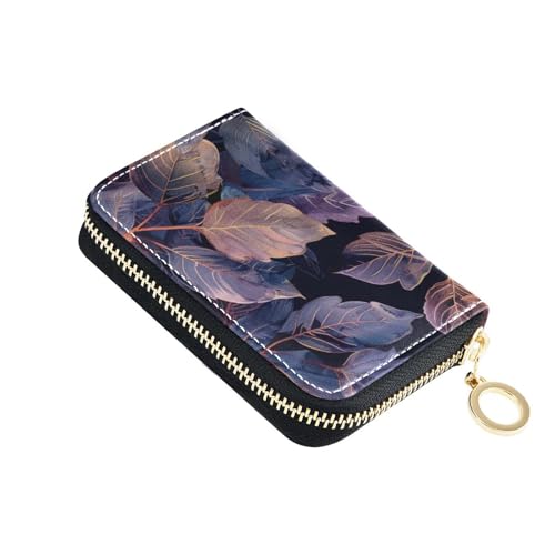 siphylline Kartenetui aus Leder mit Zion-Geldbörse, RFID-blockierend, Kartenetui für Damen mit Reißverschluss von siphylline