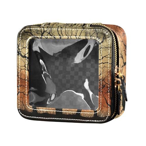 siphylline Kosmetiktasche mit Illustrationskunst von Bare Trees, transparent, Kulturbeutel, Make-up-Organizer für Reisen, nackte Bäume, Illustration, Kunst, Einheitsgröße, Bloße Bäume von siphylline