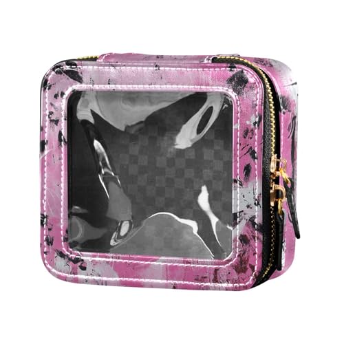 siphylline Kosmetiktasche mit geometrischer Abstraktion, pfirsichfarben, Kulturbeutel, Nagellack-Organizer-Tasche für Reisen, Geometrische Abstraktion Pfirsich, 1 size siphylline Kosmetiktasche mit geometrischer Abstraktion, pfirsichfarben, Kulturbeutel, Nagellack-Organizer-Tasche für Reisen, Geometrische Abstraktion Pfirsich, 1 size von siphylline