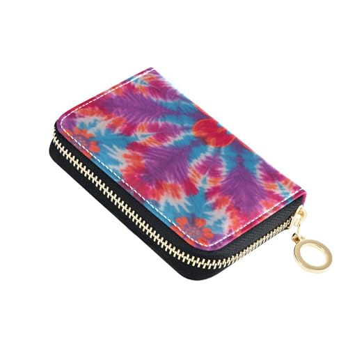 siphylline Kreditkarten-Geldbörse für Damen, böhmisches Leder, mit 2 Geldfächern, RFID-blockierendem Kartenhalter für Herren, mit Reißverschluss von siphylline