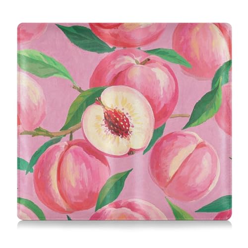 siphylline Ölgemälde Feeling Pink Pfirsich PU-Leder Auto Registrierung und Versicherung Kartenhalter Auto Essentials für Karten, wesentliche Dokumente, Führerschein Fahrzeug Papierkram, Ölgemälde von siphylline