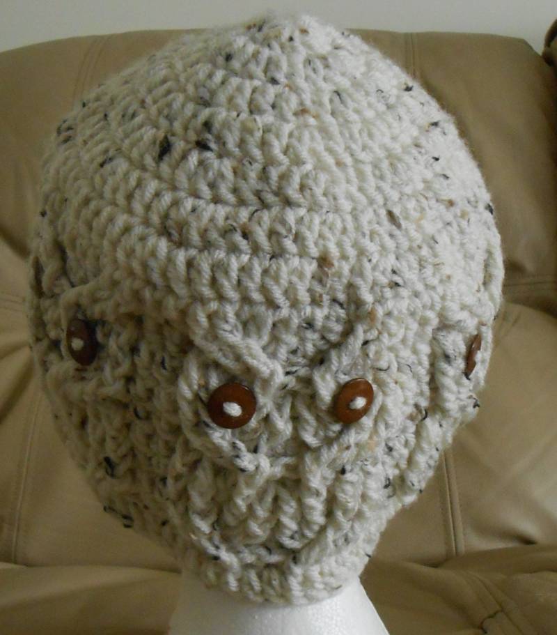 Erwachsene Eule Hoot Hat Beige Multi von sissy5966