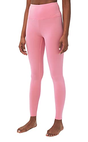 sissycos Damen Sport Leggings mit Taille Hoher, Yogahosen Push up Strumpfhose Sanft Blickdicht, Jogginghose für Laufen Fitness Pilates(Rosa,S) von sissycos