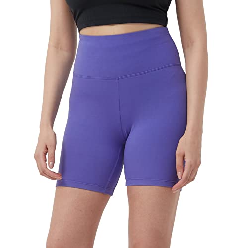 sissycos Damen Sportshorts Hohe Taille, Leggings Kurz für Fitness Gym Strumpfshort, Elastische Radlerhose Sweatpants 1/2(Very Peri,M) von sissycos