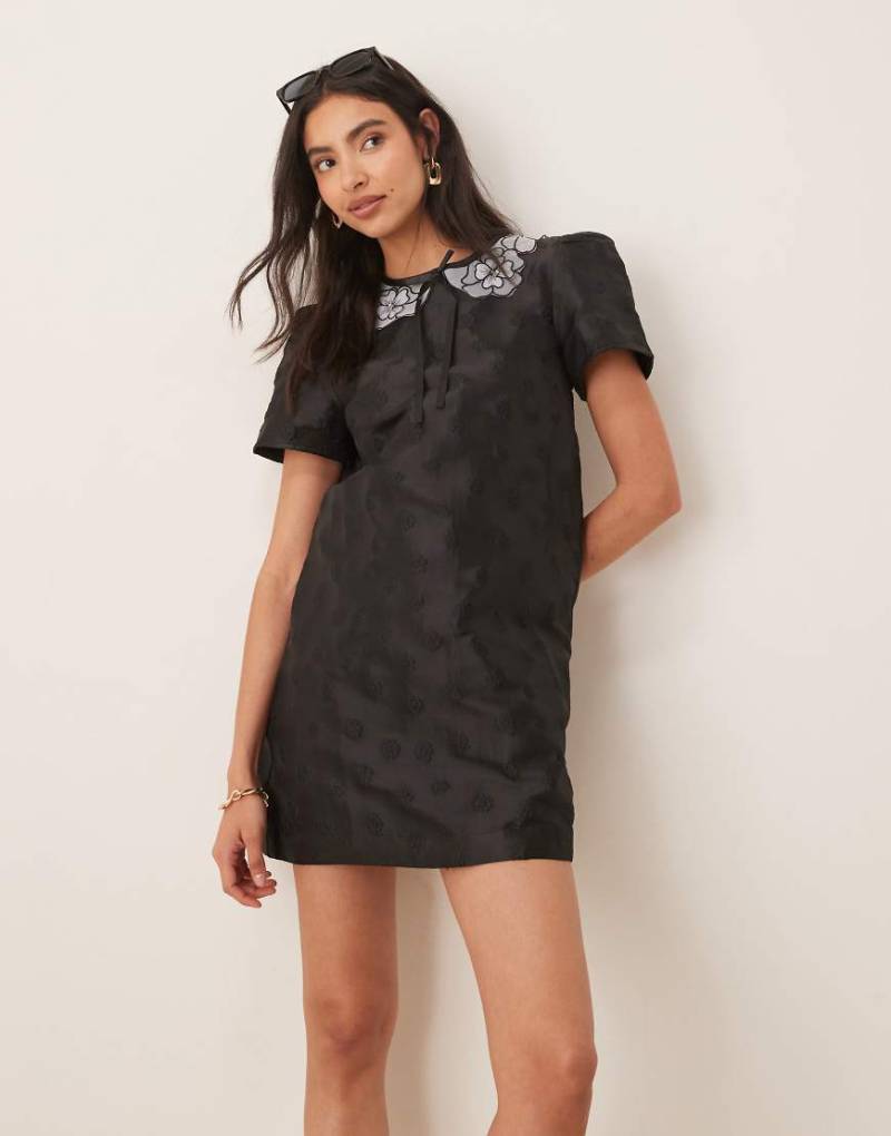 Sister Jane - Pollen - Minikleid in Schwarz mit Vichy-Karo von sister jane