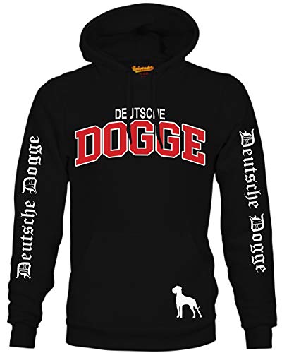 Dogge deutsche Great Dane Hund Hoodie Unisex Sweatshirt Extreme Hundemotiv Größe XXL von siviwonder