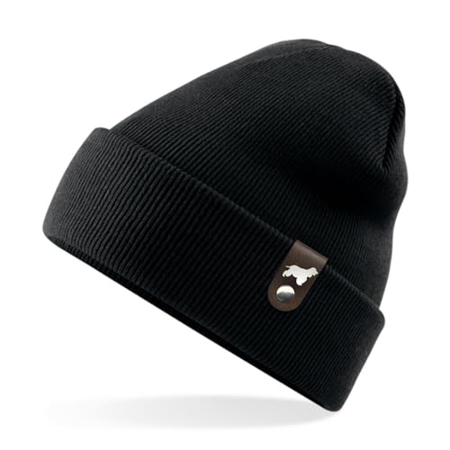 siviwonder Cocker Spaniel Mütze mit Patch Gassi Beanie Strickmütze Witzig Spruch Warm Herren Damen Herbst Hund Farbe Black siviwonder Cocker Spaniel Mütze mit Patch Gassi Beanie Strickmütze Witzig Spruch Warm Herren Damen Herbst Hund Farbe Black von siviwonder