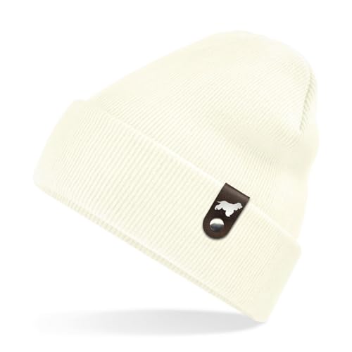 siviwonder Cocker Spaniel Mütze mit Patch Gassi Beanie Strickmütze Witzig Spruch Warm Herren Damen Herbst Hund Farbe SoftWhite siviwonder Cocker Spaniel Mütze mit Patch Gassi Beanie Strickmütze Witzig Spruch Warm Herren Damen Herbst Hund Farbe SoftWhite von siviwonder