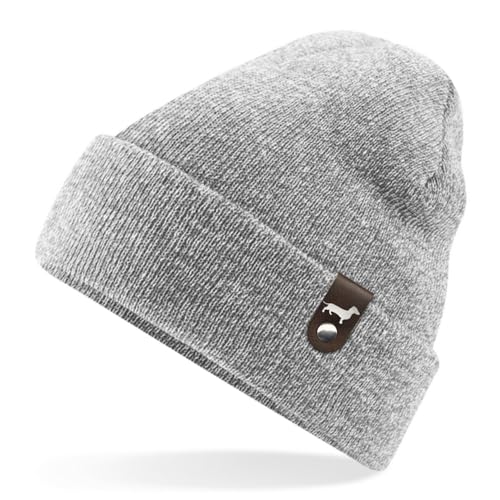siviwonder Dackel Mütze mit Patch Teckel Gassi Beanie Strickmütze Witzig Spruch Warm Herren Damen Herbst Hund Farbe Grey Heather siviwonder Dackel Mütze mit Patch Teckel Gassi Beanie Strickmütze Witzig Spruch Warm Herren Damen Herbst Hund Farbe Grey Heather von siviwonder