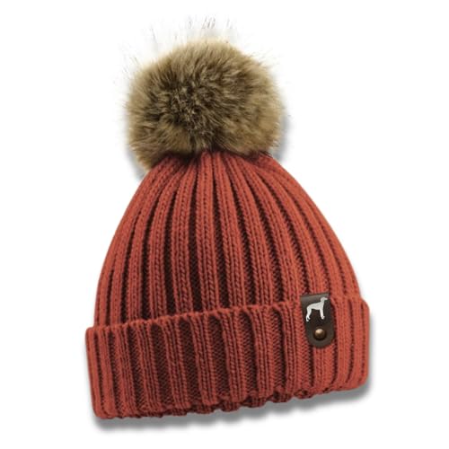 siviwonder Galgo Espanol Mütze Pompom Hunde Patch Gassi Beanie Strickmütze Bommel Warm Farbe Rust siviwonder Galgo Espanol Mütze Pompom Hunde Patch Gassi Beanie Strickmütze Bommel Warm Farbe Rust von siviwonder