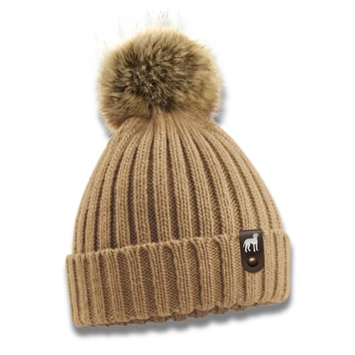 siviwonder Magyar Vizsla Mütze Pompom Hunde Patch Gassi Beanie Strickmütze Bommel Warm Hungarian Pointer Farbe beige siviwonder Magyar Vizsla Mütze Pompom Hunde Patch Gassi Beanie Strickmütze Bommel Warm Hungarian Pointer Farbe beige von siviwonder