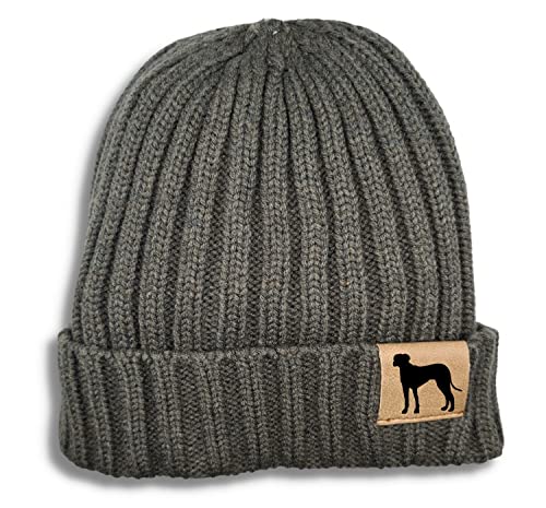 siviwonder Mütze Rhodesian Ridgeback Gassi Beanie Strickmütze Witzig Spruch Warm Herren Damen Herbst Hund Farbe Dark Grey von siviwonder
