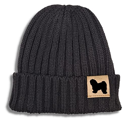 siviwonder Mütze Tibet Terrier Gassi Beanie Strickmütze Witzig Spruch Warm Herren Damen Herbst Hund Farbe Black von siviwonder