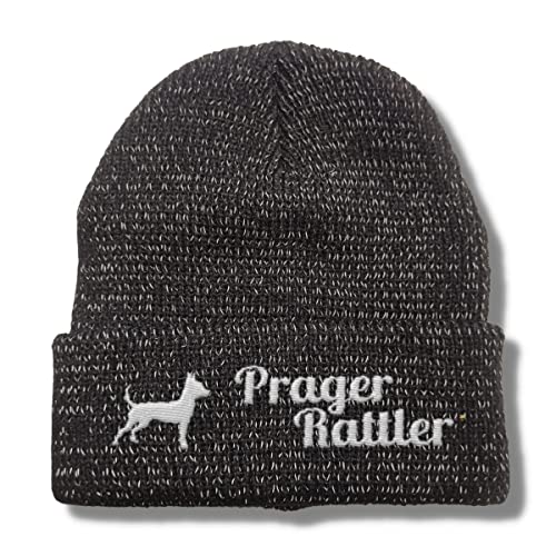 siviwonder Prager Rattler reflektierende Mütze Stickerei Hund Winter Strickmütze reflex Beanie warm kalt von siviwonder