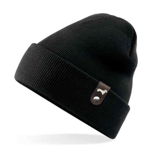 siviwonder Rauhhaardackel Mütze mit Patch Gassi Beanie Strickmütze Witzig Spruch Warm Herren Damen Dackel Farbe Black siviwonder Rauhhaardackel Mütze mit Patch Gassi Beanie Strickmütze Witzig Spruch Warm Herren Damen Dackel Farbe Black von siviwonder