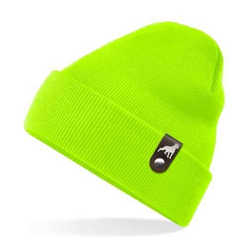 siviwonder Rottweiler Mütze mit Patch Gassi Beanie Strickmütze Witzig Spruch Warm Herren Damen Rottie Farbe NeonGrün siviwonder Rottweiler Mütze mit Patch Gassi Beanie Strickmütze Witzig Spruch Warm Herren Damen Rottie Farbe NeonGrün von siviwonder