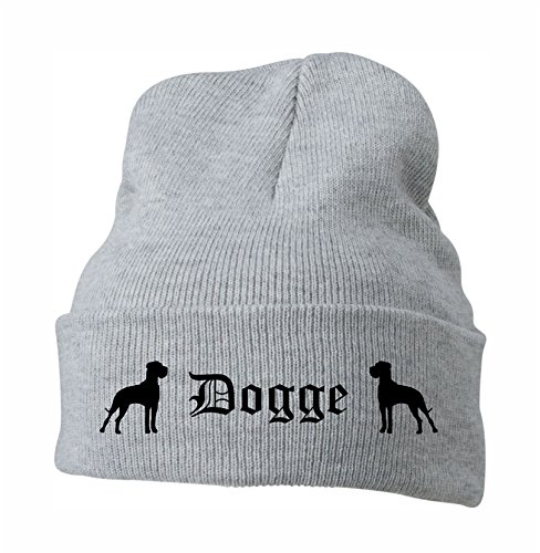siviwonder Strickmütze Bad - DOGGE DEUTSCHE Great Dane großer Hund - Stickerei ALTDEUTSCH Hund Winter Mütze Wintermütze Beanie Mütze hellgrau-schwarz siviwonder Strickmütze Bad - DOGGE DEUTSCHE Great Dane großer Hund - Stickerei ALTDEUTSCH Hund Winter Mütze Wintermütze Beanie Mütze hellgrau-schwarz von siviwonder