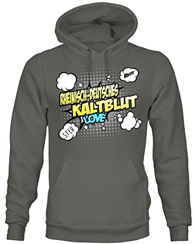 siviwonder Unisex Hoodie Kapuzensweatshirt - RHEINISCH DEUTSCHES KALTBLUT Zug und Arbeitspferd Pferd Pferde - Comic Cartoon Fun Dark Grey L siviwonder Unisex Hoodie Kapuzensweatshirt - RHEINISCH DEUTSCHES KALTBLUT Zug und Arbeitspferd Pferd Pferde - Comic Cartoon Fun Dark Grey L von siviwonder