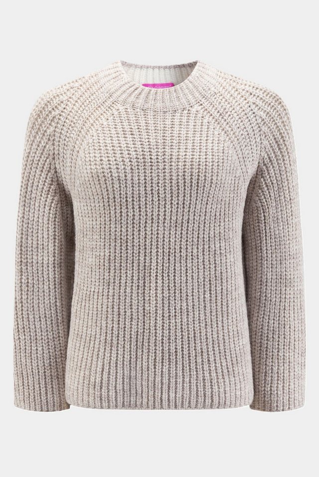 six-o-seven Strickpullover Six-o-Seven Grobstrickpullover mit Rundhals - KITT von six-o-seven