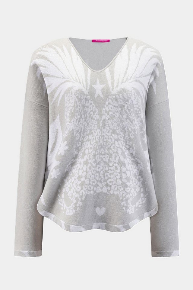 six-o-seven Strickpullover Six-o-Seven Baumwoll Strickpullover STONE von six-o-seven