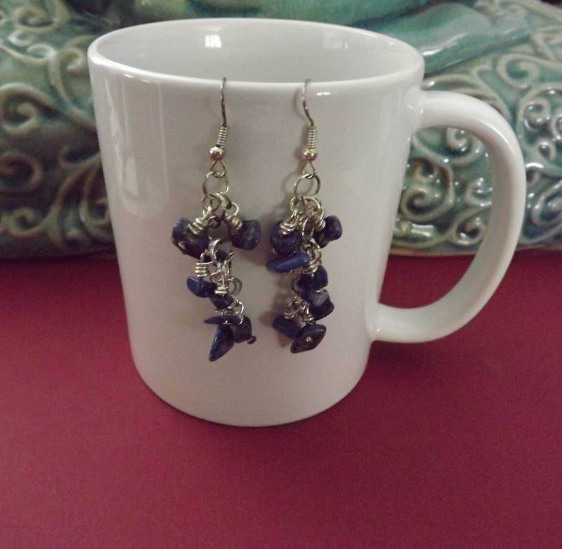 Lapislazuli Und Silber Ohrringe Lapislazuli Und Silber Ohrringe von six1design