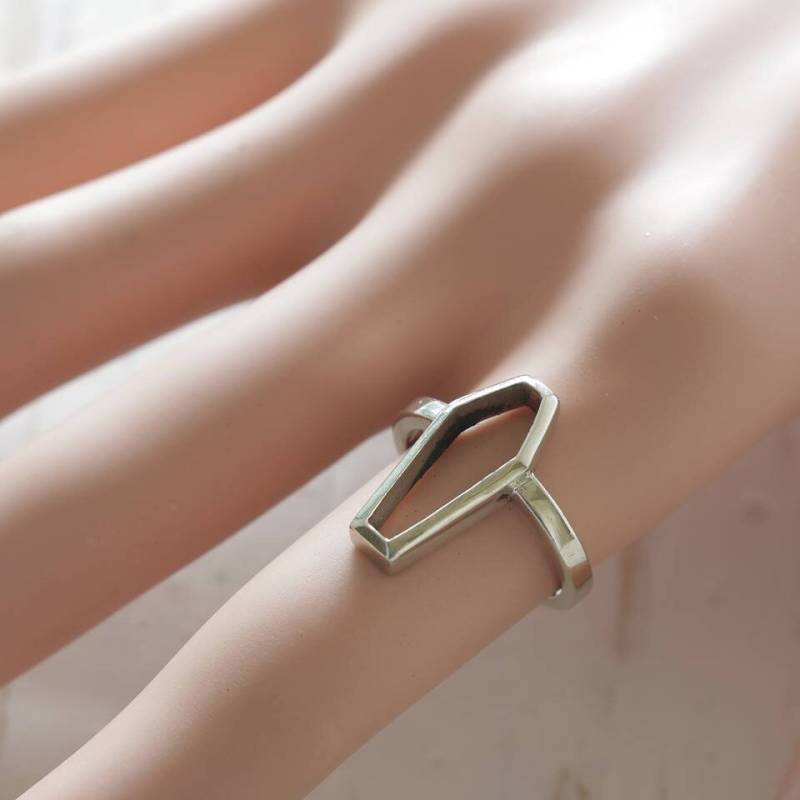 Sarg Ring Für Frauen Aus Sterling Silber 925 Gothic Stil von sixga