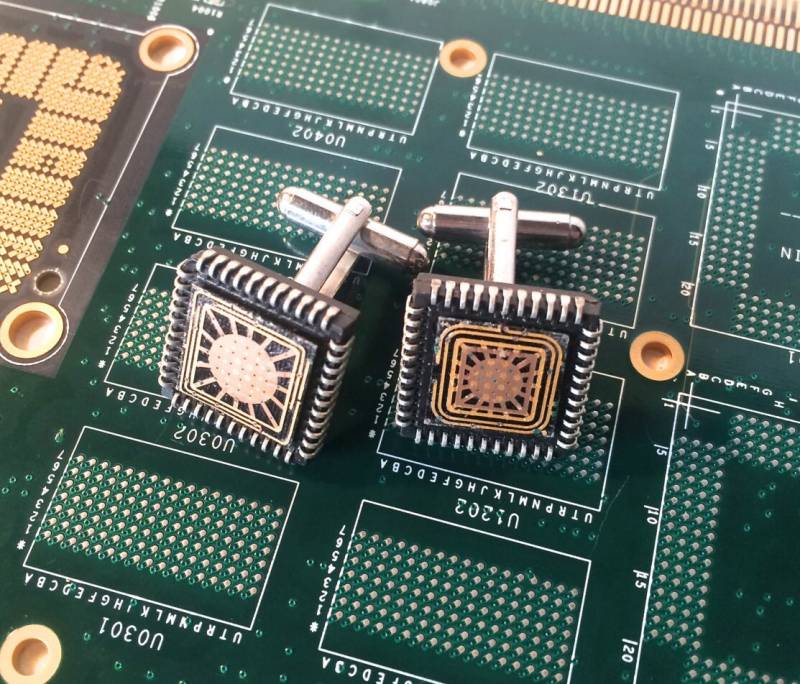 Intel-Mikrochip-Manschettenknöpfe von sixthdaymanc