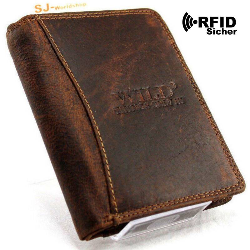 Herren Echt Leder Portemonnaie Portmonee Geldbörse Geldbeutel Brieftasche Etuis Wallet Herrengeldbörse Personalisierter Büffelleder Rfid von sjworldshop786