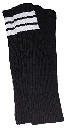 skatersocks 35 Inch Tube Socken Kniestrümpfe oldschool Sportsocken overknee schwarz von skatersocks