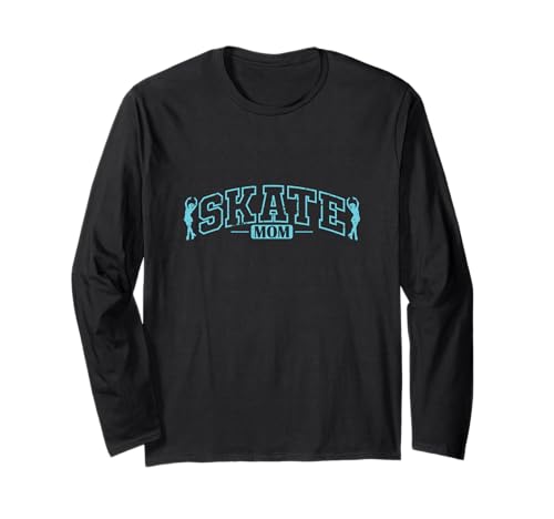 Skate Mama auf Rädern Langarmshirt Skate Mama auf Rädern Langarmshirt von skating ice skating sport ice rink ice ice rink
