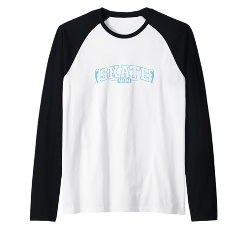 Skate Mama auf Rädern Raglan Skate Mama auf Rädern Raglan von skating ice skating sport ice rink ice ice rink