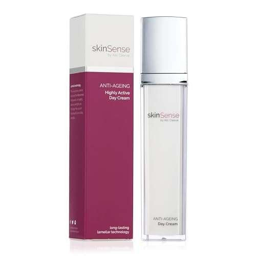 SkinSense Anti-Aging Hochaktive Tagescreme 50ml, Anti Falten Tagescreme, Gesicht Aufhellendes Serum, Beste Tagescreme für reife Haut, Anti-Aging Feuchtigkeitspflege für Frauen von skinSense by Abi Cleeve