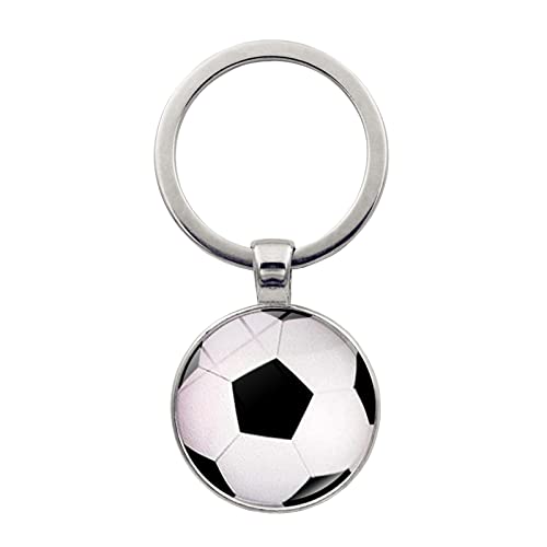 Fußball, Basketball, Volleyball, Schlüsselanhänger, Anhänger, europäische und amerikanische Accessoires, Schlüsselanhänger, Tasche, Ornament, kreatives kleines Liebesschaukel Halterung (D, One Size) von skyrabbiter