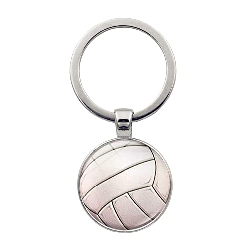 Fußball, Basketball, Volleyball, Schlüsselanhänger, Anhänger, europäische und amerikanische Accessoires, Schlüsselanhänger, Tasche, Ornament, kreatives kleines Liebesschaukel Halterung (F, One Size) von skyrabbiter