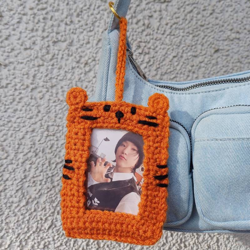 Kpop Crochet Pc Halter Siebzehn Tiger Hoshi Tangerine Handmade Keychain von skzoosaurus