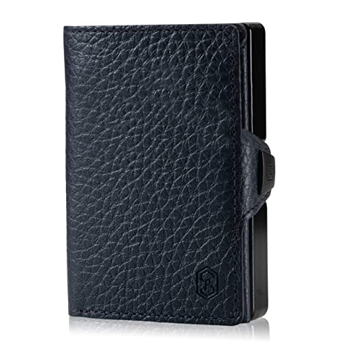 ZNAP® Slim Wallet Kreditkartenetui | Geldbörse Herren | Kartenhalter Geldbeutel Herren | Kartenetui Herren Geldbeutel | Herren Portemonnaie mit RFID Schutz | 8 Karten | Blau von slimpuro