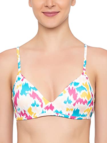 sloggi Shore Damen Fancy Guppy P Padded Bikini, Multi-Colour, S plus von Sloggi