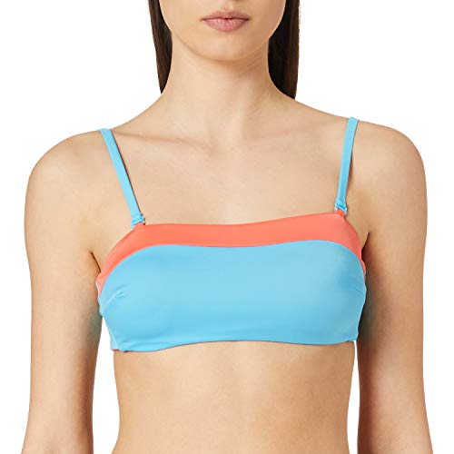 sloggi shore Damen Kosrae Bandeau Bikini Oberteil, Orange - Light Combination, S von Sloggi