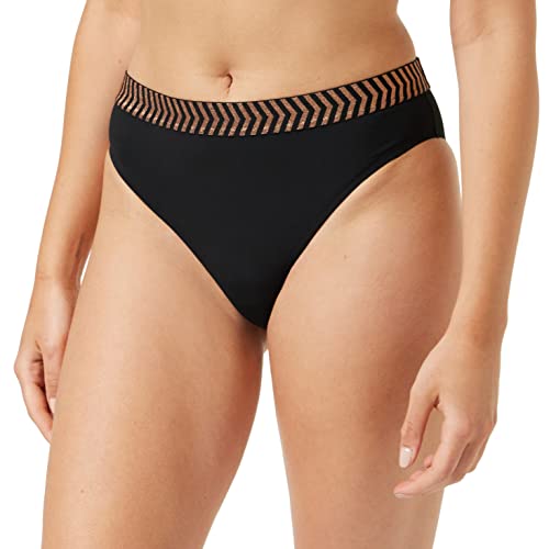 sloggi shore Damen Mili Atoll High Leg Bikini-Unterteile, Black, S von Sloggi