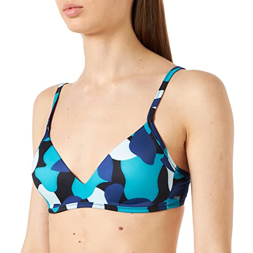 sloggi shore Damen Flower Horn P Padded Bikini, Blue - Dark Combination, L von Sloggi