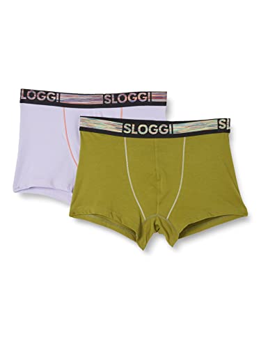 sloggi men Herren GO ABC Natural H C2P Short, Multi-Colour, XXL (2er Pack) von sloggi men