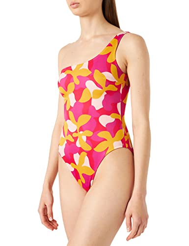 sloggi shore Damen Flower Horn One Piece Badeanzug , Pink - Dark Combination, XS von Sloggi