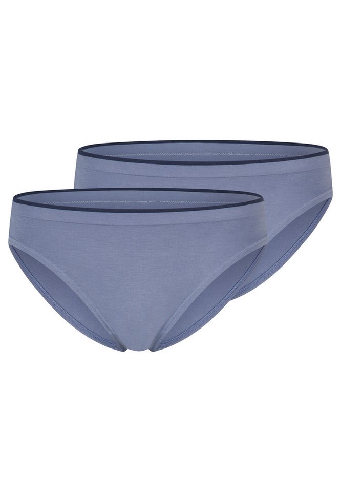 sloggi Bikinislip 2er Pack GO Sense (Spar-Set, 2-St) Slip - Blickdicht - High leg Slip im modernen puristischen Design von sloggi